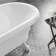 Grosvenor 1800mm Roll Top Bath - White Claw Feet