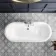 Grosvenor 1800mm Roll Top Bath - Black Claw Feet