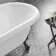 Grosvenor 1800mm Roll Top Bath - Black Claw Feet