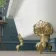 Abingdon 1700mm Single Ended Roll Top Bath - Brushed Brass Ball Feet