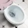 Lima Traditional Close Coupled Toilet With Cashmere Pink Wooden Seat