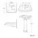 Hudson Traditional High-Level Toilet With Graphite Grey Seat & Pedestal Basin - Double Tap Hole