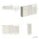 Monaco Chalk White Combination Vanity Basin 1500mm (excludes Pan + Cistern)