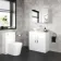 Avon Gloss White Vanity with Oval Counter Top Basin 800mm