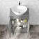 Avon Stone Grey Vanity with Oval Counter Top Basin 600mm