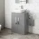 Avon Stone Grey Vanity with Curved Counter Top Basin 600mm