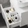 Avon Gloss White Wall Hung Drawer 600mm - Excludes Counter Top Basin