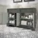 Lucia Graphite Grey Double Vanity with Oak Effect Top & Oval Counter Top Basin 1200mm