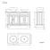 Lucia Graphite Grey Double Vanity with Oak Effect Top & Oval Counter Top Basin 1200mm