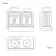 Lucia Inky Blue Double Vanity with Marble Top & Round Counter Top Basin 1200mm