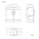 Avon Gloss White Vanity with Marble Top & Oval Counter Top Basin 800mm - Black Accents