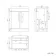 Avon Gloss White Combination Vanity Basin and Aruba Toilet 1100mm - Black Accents