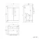 Avon Stone Grey Combination Vanity Basin and Miami Toilet 1000mm - Black Accents