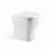 Avon Stone Grey Combination Basin Drawer and Atlanta Toilet 1100mm - Black Accents - Left Handed