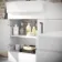 Harper Gloss White Basin Vanity and Back To Wall Toilet Unit 1200mm - Black Accents