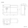 Harper Gloss White Basin Vanity and Back To Wall Toilet Unit 1200mm - Black Accents