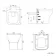 Harper Stone Grey Combination Vanity Basin and Atlanta Toilet 1500mm - Black Accents