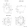 Harper Stone Grey Combination Vanity Basin and Boston Toilet 1500mm - Black Accents