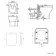 Inky Blue Slimline Back To Wall Unit and Atlanta Toilet - Black Accents