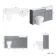 Monaco Dove Grey Combination Vanity Traditional Basin with Marble Top and Seattle Toilet 1500mm - Brushed Brass Accents