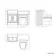 Monaco Graphite Grey Combination Vanity Basin and Seattle Toilet 1200mm - Brushed Brass Accents