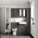 Monaco Graphite Grey Combination Vanity Traditional Basin and Hudson Toilet with Wooden Seat 1200mm - Brushed Brass Accents