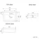 Monaco Graphite Grey Combination Vanity Traditional Basin with Marble Top & Atlanta Toilet 1200mm - Brushed Brass Accents