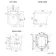 Harper Stone Grey Combination Vanity Basin and Tucson Toilet 1200mm - Brushed Brass Accents - Left Handed