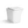 Harper Stone Grey Combination Vanity Basin and Houston Toilet 1200mm - Brushed Brass Accents - Right Handed