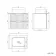 Crete Fluted Linen White Wall Hung Drawer Vanity with Marble Top & Curved Basin 600mm