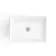 Crete Fluted Navy Blue Wall Hung Drawer Vanity with Marble Top & Cody Basin 800mm
