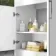 Mersey Gloss White Basin Vanity and Back To Wall Unit 1100mm -Excludes Toilet