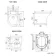 Havana Fluted Coastal White Combination Vanity Basin and Tucson Toilet 1100mm - Brushed Brass Accents - Right Handed