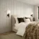 Trepanel® All White on White Felt Acoustic Wood Slat Panels
