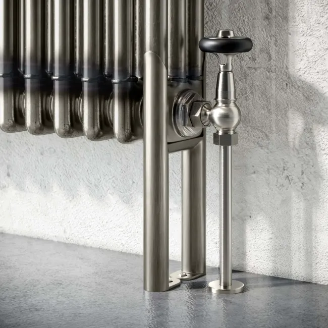 Athens Raw Metal Triple Column Vertical Traditional Radiator 1800x650mm