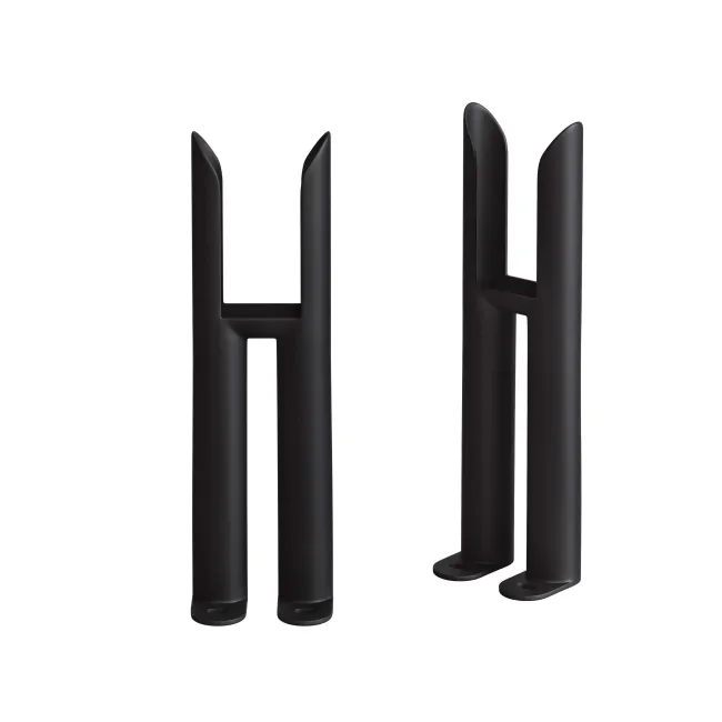 Matt Black Traditional 2 Column Radiator Feet