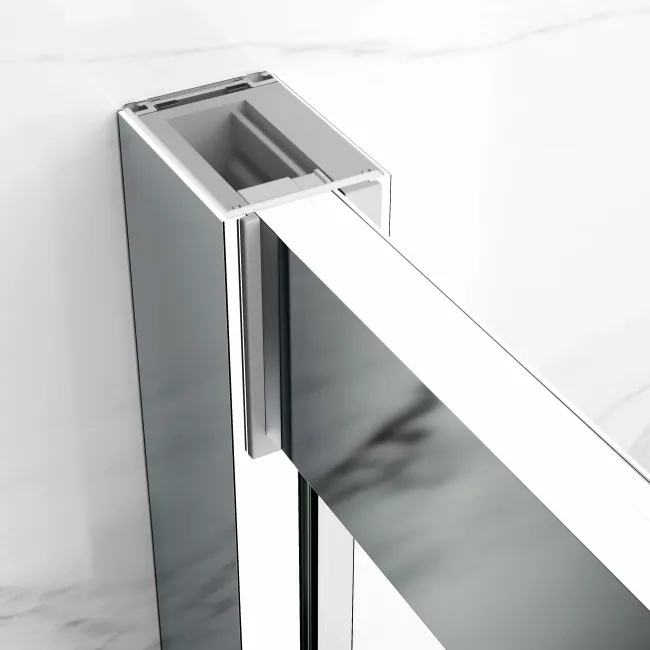 Hamburg Easy Clean 8mm Sliding Shower Door 1400mm - Easy Fix Feature