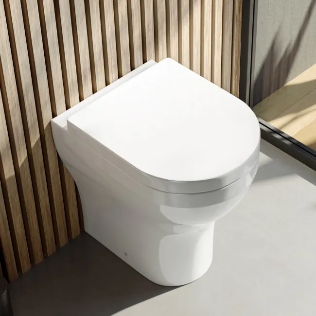 Troy Soft Close Seat for Comfort Height Back To Wall Toilet