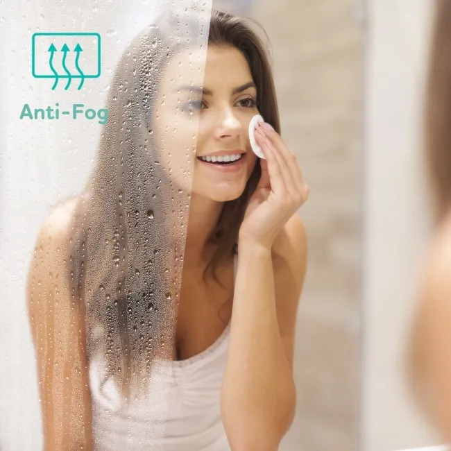 Paris Brushed Brass Round Backlit Illuminated LED Mirror 600mm