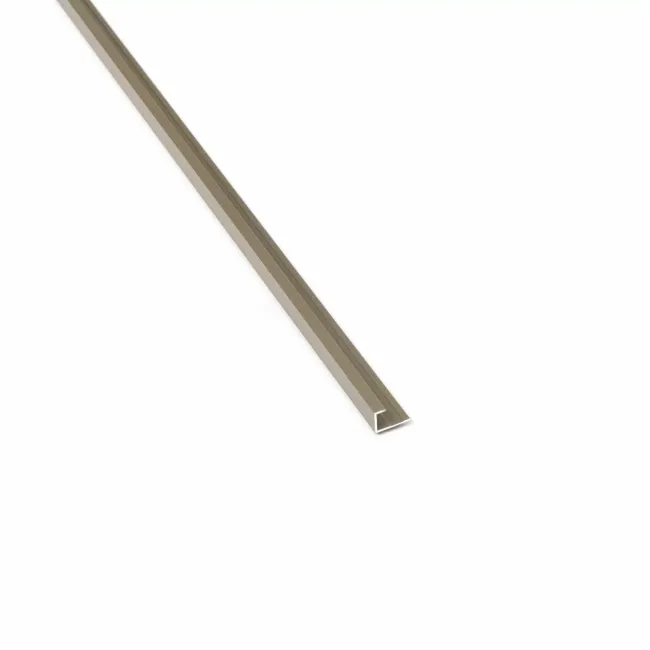 Trepanel Style® Brushed Champagne Aluminium End Cap Joint 11mm