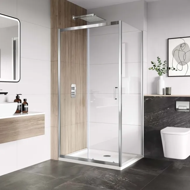 London 6mm Sliding Shower Enclosure 1000x760mm