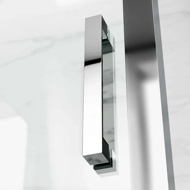 Hamburg Easy Clean 8mm Sliding Shower Enclosure 1000x760mm - Easy Fix Feature