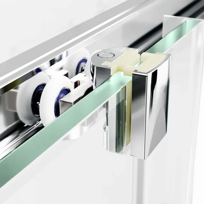 Hamburg Easy Clean 8mm Sliding Shower Enclosure 1400x760mm - Easy Fix Feature