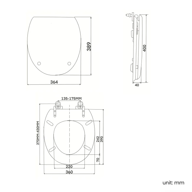 Hudson Traditional Close Coupled Toilet With Cotton White Wooden Seat - Brushed Brass Lever