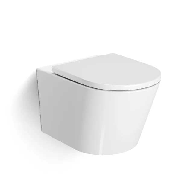 Loma Rimless Wall Hung Toilet With Premium Soft Close Seat