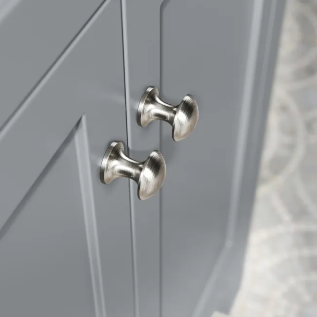 Bermuda Dove Grey Cabinet with Marble Top 1200mm - Excludes Counter Top Basins