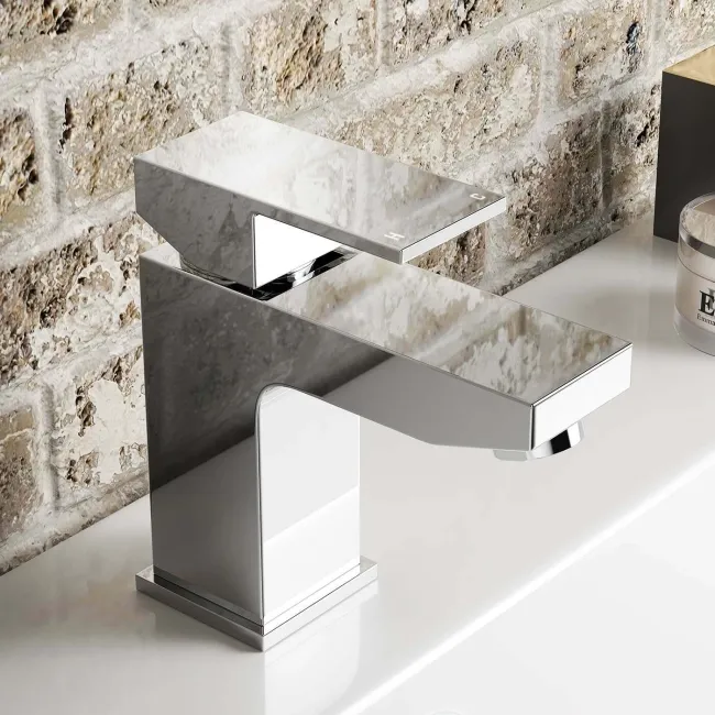 Lea Chrome Basin & Shower Bath Mixer Tap Set