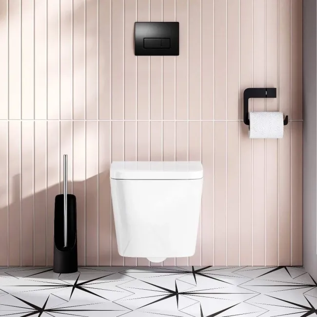 Nevada Rimless Wall Hung Toilet With Premium Soft Close Seat