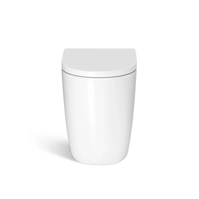 Utah Rimless Comfort Height Back To Wall Toilet With Premium Soft Close Seat