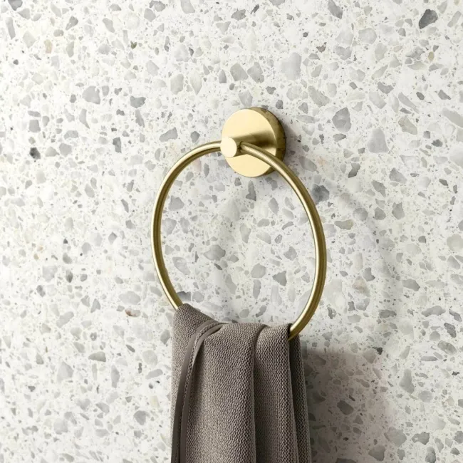 Sofia Brushed Brass 3 Pieces Accessory Set